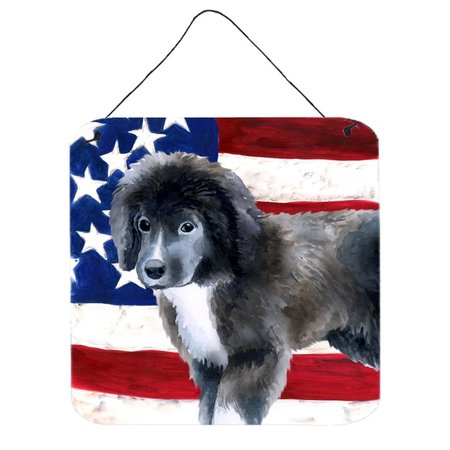 MICASA Newfoundland Puppy Patriotic Wall or Door Hanging Prints MI234416